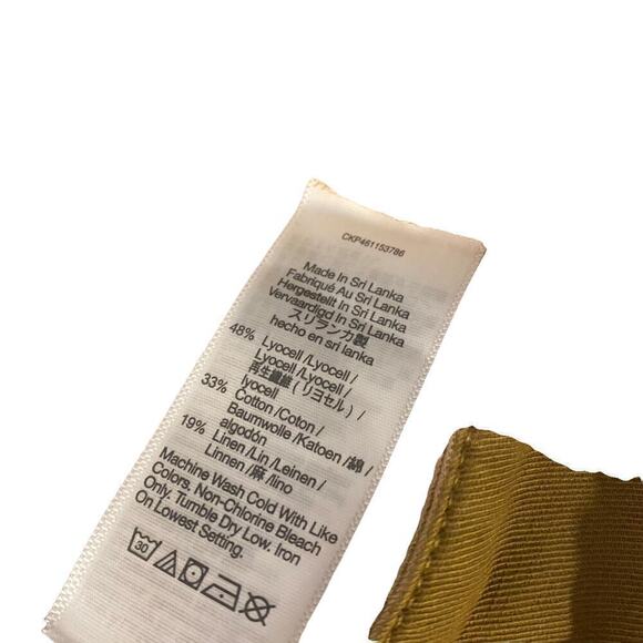 Madewell The Harlow Wide Leg Pants High Rise Tan NWT 0 - Picture 7 of 10